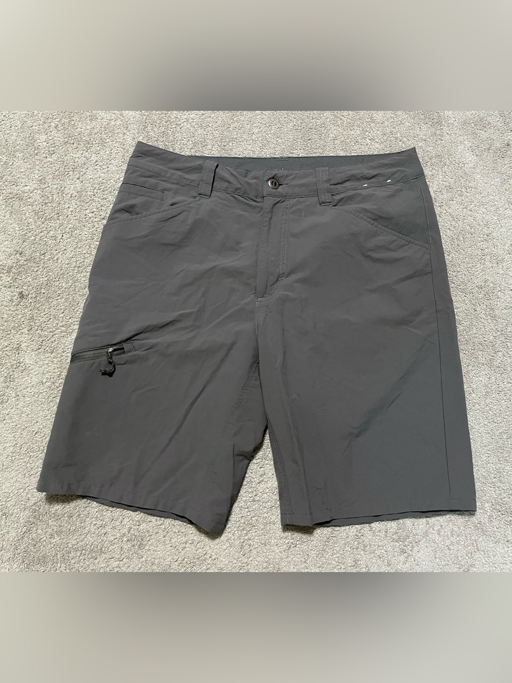Patagonia Nylon Hiking Shorts Men’s 34 Gray Outdoor Gorpcore